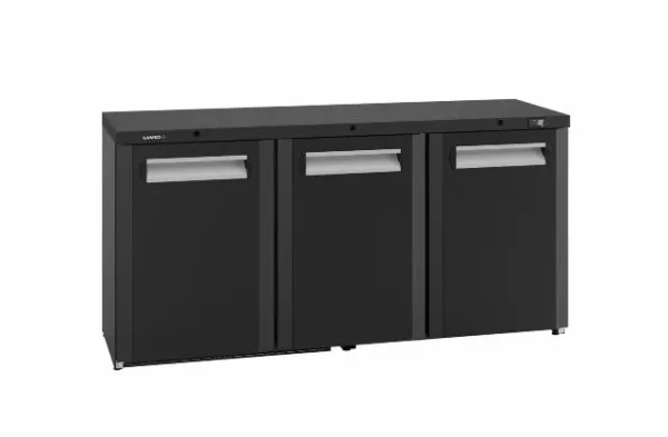 Refroidissement 2 portes anthracite, prêt à brancher, LED dimmable, option serrure